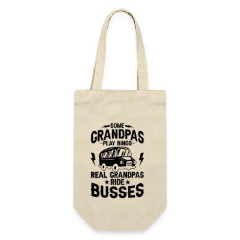Certains grands-pères jouent au bingo, de vrais grands-pères, prennent le bus - Sac à bouteille - nature - Devant