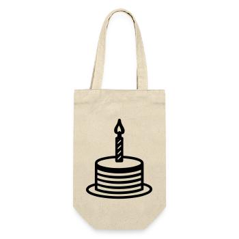 Gateau d'anniversaire - Sac à bouteille - nature - Devant