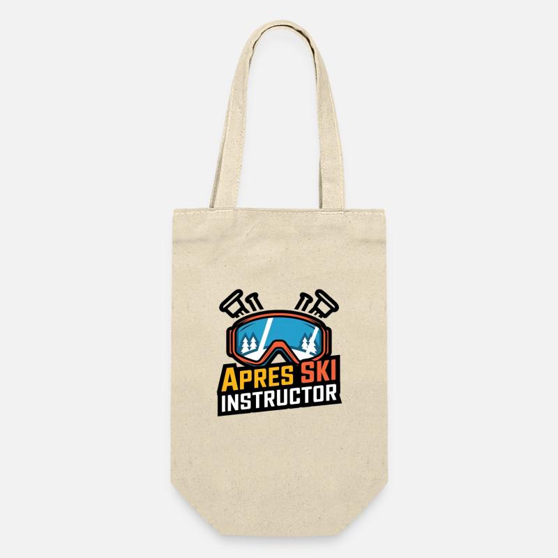 Après Ski Instructor - Gift Bag for Bottles - nature