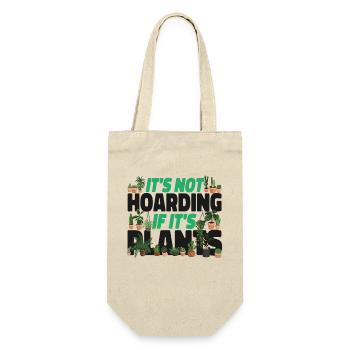 Plant Lover Gardening It's Not - Geschenkbeutel für Flaschen - Natur - Vorne