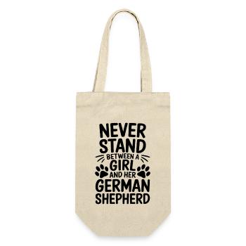 German Shepherd Saying German Shepherd Gift - Gift Bag for Bottles - nature - Front
