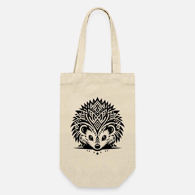 Hérisson tribal - Sac à bouteille - nature