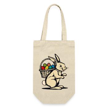 Lapin de Pâques rétro - Sac à bouteille - nature - Devant