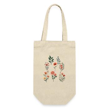 Verschiedene florale botanische Sets - Geschenkbeutel für Flaschen - Natur - Vorne
