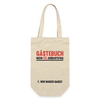 Guestbook 46 Birthday We were there - Gift Bag for Bottles - nature - Front