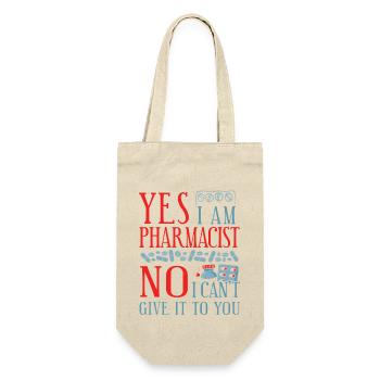 Technicien en pharmacie - Sac à bouteille - nature - Devant