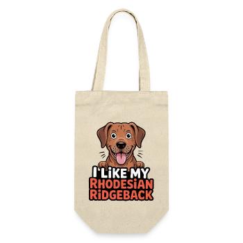 I like my Rhodesian Ridgeback Hundeliebe - Gift Bag for Bottles - nature - Front
