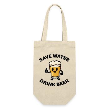 Save Water Vector - Gift Bag for Bottles - nature - Front