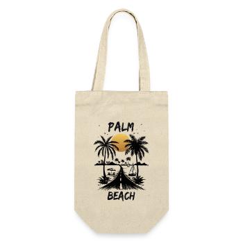 Highway to the Palm Sea Beach by Sunset Summer - Gift Bag for Bottles - nature - Front