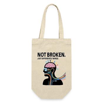 Not broken – just wired differently - Gift Bag for Bottles - nature - Front