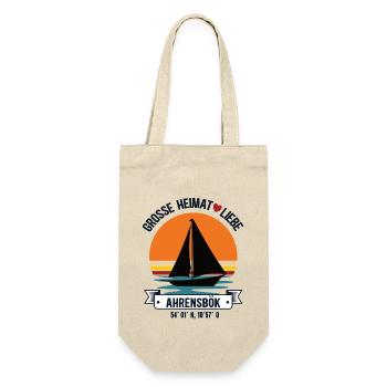 Ahrensbök Heimat Ich Liebe Schleswig Holstein - Geschenkbeutel für Flaschen - Natur - Vorne