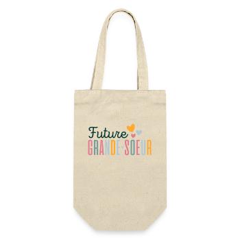 Enfant Future Grande Soeur Je Vais Etre Annonce - Sac à bouteille - nature - Devant