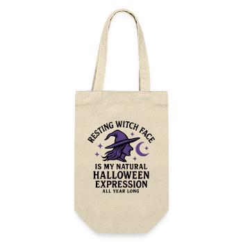 Halloween - Witch - Gift Bag for Bottles - nature - Front