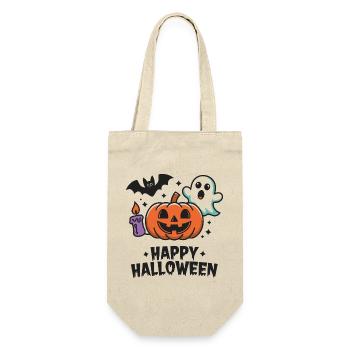Pumpkin Ghost Bat Halloween - Gift Bag for Bottles - nature - Front