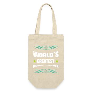 Graphic Designer Motif - Gift Bag for Bottles - nature - Front