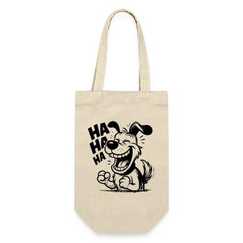 Cadeau de Noël amusant pour les amoureux des chiens - Sac à bouteille - nature - Devant