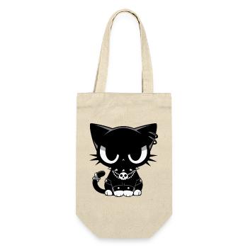 Goth Punk Cat - Gift Bag for Bottles - nature - Front
