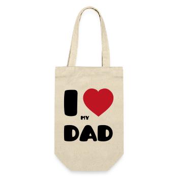 J’aime mon papa - Sac à bouteille - nature - Devant