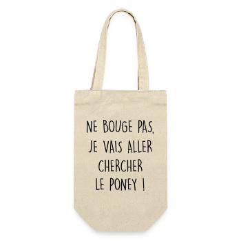 Dikkenek - Claudy Focan "Looking for the Pony" Zwanze - Gift Bag for Bottles - nature - Front