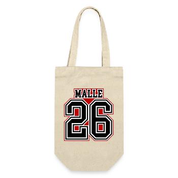 Malle 26 Trikot 2026 - Geschenkbeutel für Flaschen - Natur - Vorne