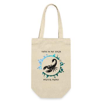 My Sign Is Scorpio - Gift Bag for Bottles - nature - Front