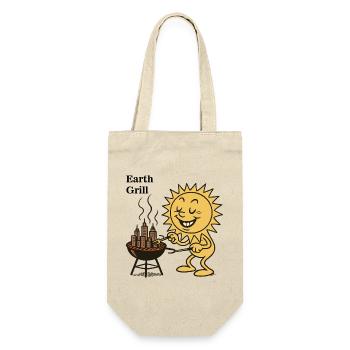 Sun Urban Barbecue - Gift Bag for Bottles - nature - Front
