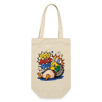 Ducks, Beer Drinking, Beer Lover, Pro-duck-tive - Gift Bag for Bottles - nature - Front