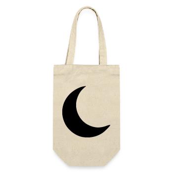 Moon Crescent Gift - Gift Bag for Bottles - nature - Front