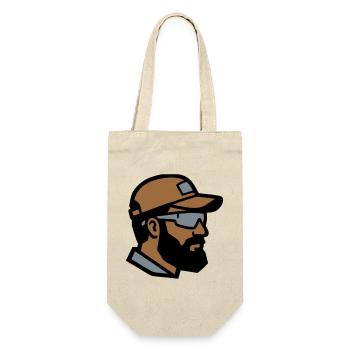 Craftsman Profile Logo - Gift Bag for Bottles - nature - Front