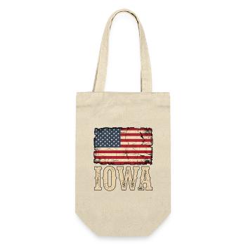 Drapeau de l’IOWA USA - Sac à bouteille - nature - Devant