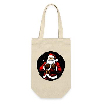Kämpfer Christmas - Geschenkbeutel für Flaschen - Natur - Vorne