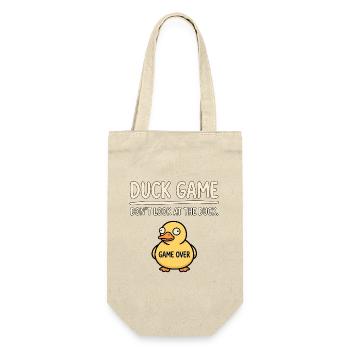 Enten Spiel Nicht Gucken - Geschenkbeutel für Flaschen - Natur - Vorne