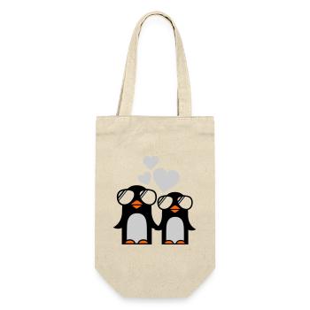 penguins fallen in love - Sac à bouteille - nature - Devant