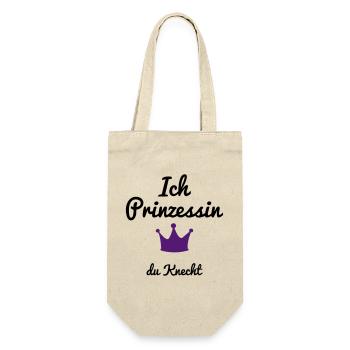 lustig - Geschenkbeutel für Flaschen - Natur - Vorne