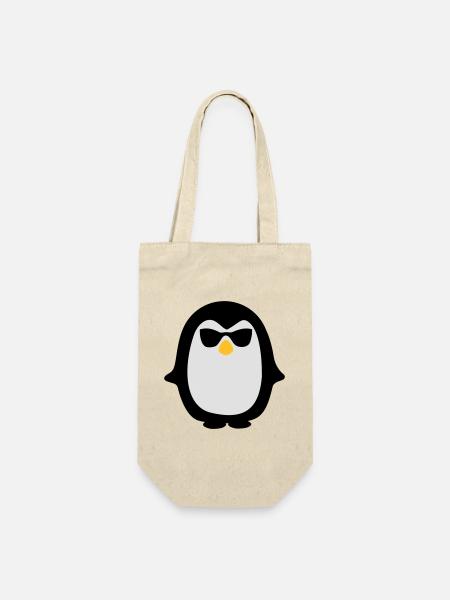 pinguin - Gift Bag for Bottles - nature