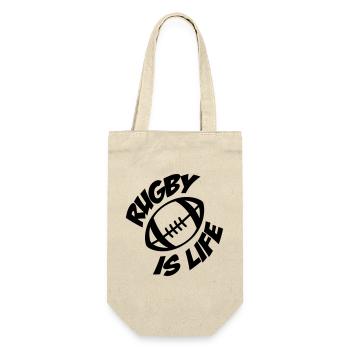 Rugby - Gift Bag for Bottles - nature - Front