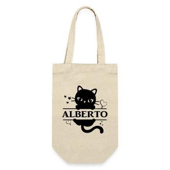 t-shirt Alberto idée cadeau t-shirt - Sac à bouteille - nature - Devant