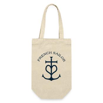 FRENCH SAILOR - Sac à bouteille - nature - Devant