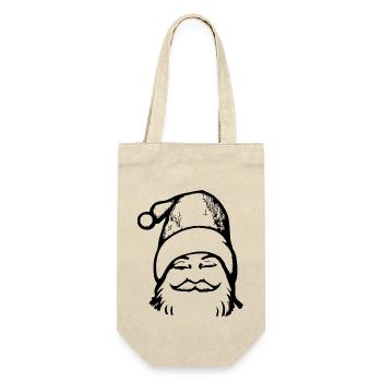 Chapeau de Noël Père Noël Noël 9 - Sac à bouteille - nature - Devant