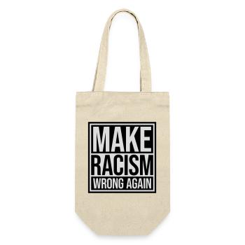 make racism wrong again - Gift Bag for Bottles - nature - Front