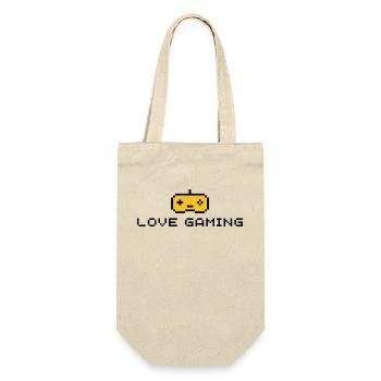 LOVE GAMING - Gift Bag for Bottles - nature - Front