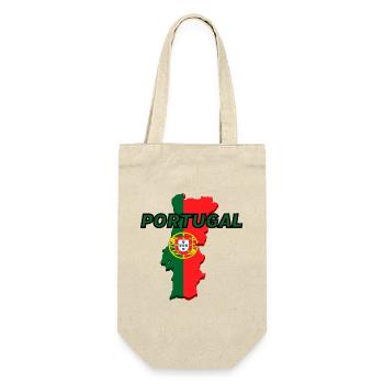 Map flag of Portugal - Gift Bag for Bottles - nature - Front