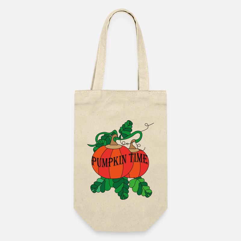 Pumpkin Time / Pumpkins Time - Gift Bag for Bottles - nature