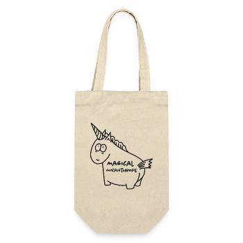Unicorn - Magical Misanthrope - Gift Bag for Bottles - nature - Front