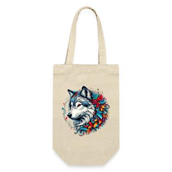 Wolf - Gift Bag for Bottles - nature - Front