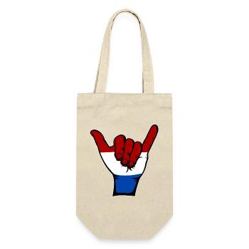 Holland Flag Surfing Symbol - Gift Bag for Bottles - nature - Front