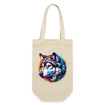 Loup - Sac à bouteille - nature - Devant