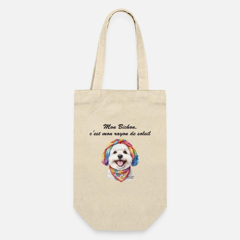 Bichon rayon de soleil - Sac à bouteille - nature