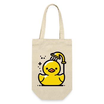 Squeaky Duck Douche de canard jaune - Sac à bouteille - nature - Devant