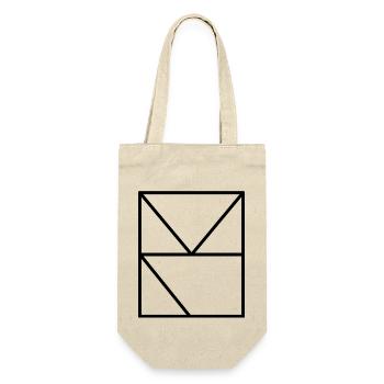 MeisterLogo ohne Schriftzug - Geschenkbeutel für Flaschen - Natur - Vorne